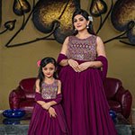 Mother and daughter dresses